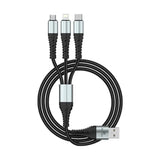 R-305 3 In 1 Durable Braided Cable